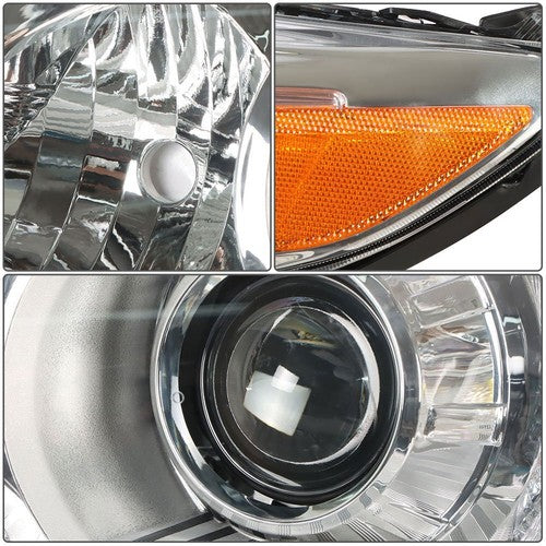 DURAFORCE Front Headlight Assembly Halogen Left /Driver SIde For Toyota Sienna 2011-2013