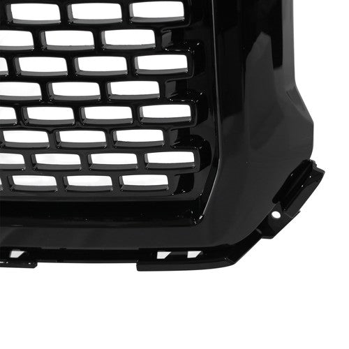 For 2014 2015 GMC Sierra 1500 Denali Style Front Bumper Grille Gloss Black