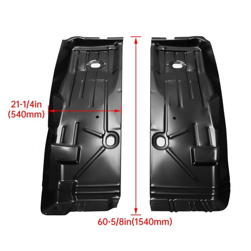 Pair Full Length Front Floor Pan Rust Repair For Camaro Firebird 67 68 69 Steel