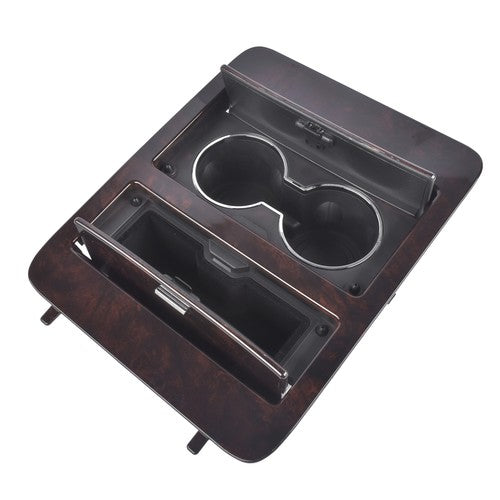 DURAFORCE New Console Cup Holder Woodgrain for Chevrolet Silverado 2500HD 3500HD 2007-2014