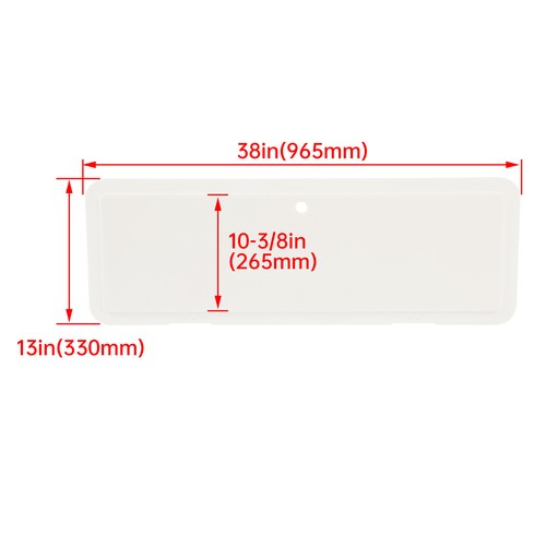 DURAFORCE For LARSON GLASTRON White Boat Ski Locker Door Cover Lid Hatch W/Hinge PE