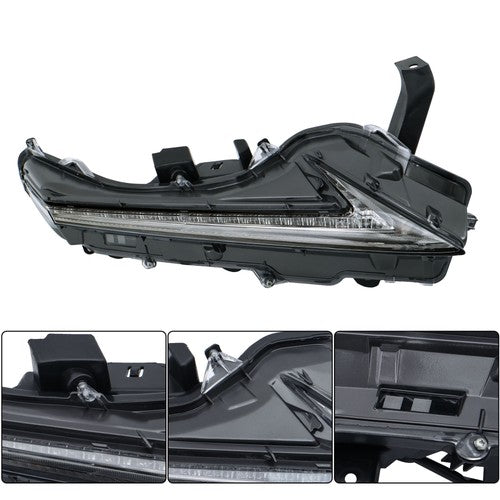DURAFORCE For Lexus NX200t/300/300h 2015-2021 Fog Light Lamp DRL Right Side Black Housing