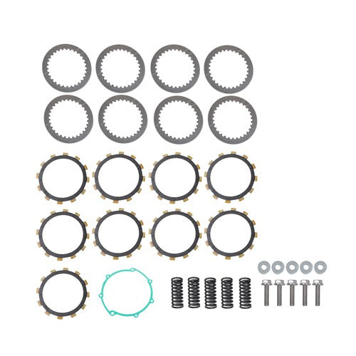 DURAFORCE For Yamaha WR250F YZ250F Clutch Friction w/ Steel Plates Spring Gasket Kit 01-13