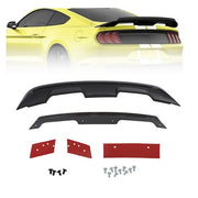 DURAFORCE For Ford Mustang GT500 2015-23 Plastic Rear Spoiler W/ Smoke Gurney Flap Wicker