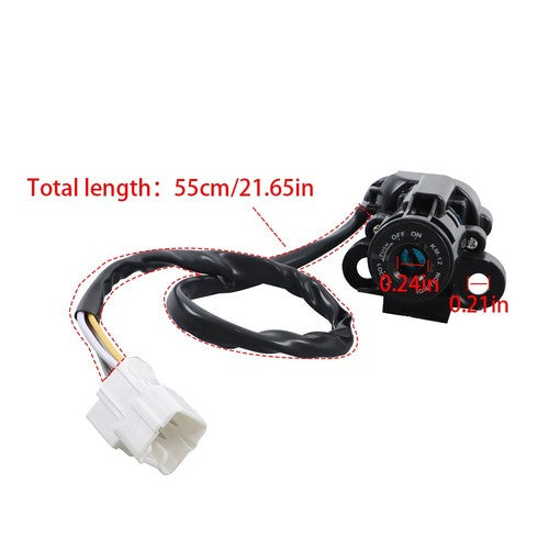 DURAFORCE Ignition Switch Fuel Gas Cap Lock Set For Kawasaki Ninja 1000 ZX10R Z1000SX ZX6R