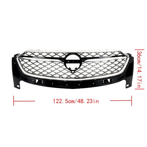 DURAFORCE For Buick Envision 2021 2022 2023 Chrome Mesh Grill Front upper Grille 84899914