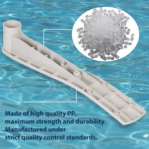 DURAFORCE New White PP Deck Support For Above Ground Swimming Pool Step