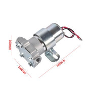 DURAFORCE Universal High Volume Ford Chevy Mopar Electric Fuel Pump 97GPH Chrome F53001C