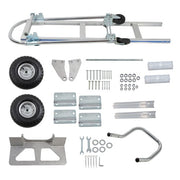 DURAFORCE 2 in 1 Design 1000 Lbs,Hand Trucks Heavy Duty Aluminum Dolly Cart