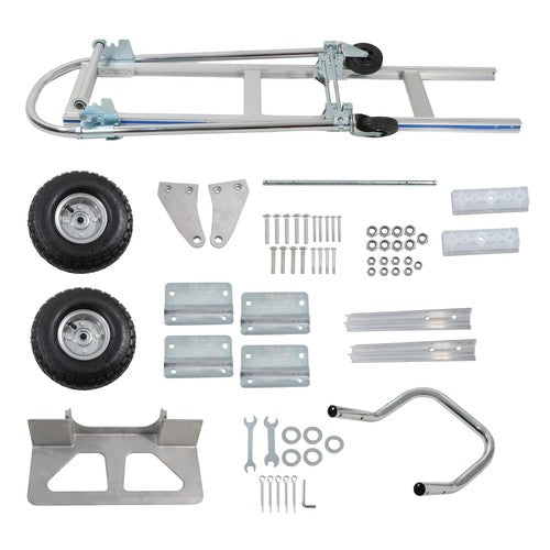 DURAFORCE 2 in 1 Design 1000 Lbs,Hand Trucks Heavy Duty Aluminum Dolly Cart