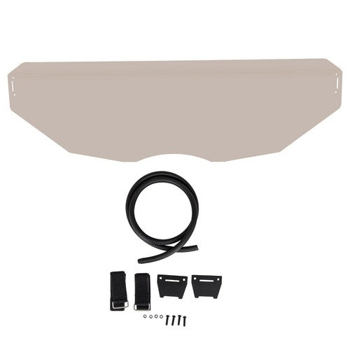 DURAFORCE Front UTV Half Windshield Dark Tinted Polycarbonate For 17-24 Can Am Maverick X3