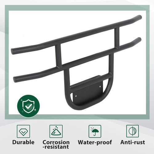 DURAFORCE Black Front Bumper Brush Guard For Club Car DS 1981-Up Models Golf Cart