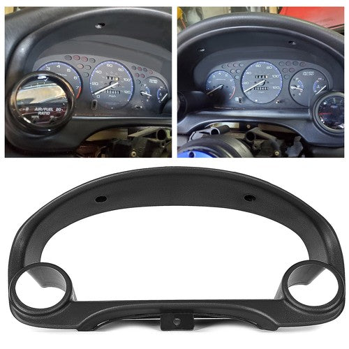 Dual Gauge Cluster Pod Meter Bezel 52mm for 1996 2000 Honda Civic EK EM1