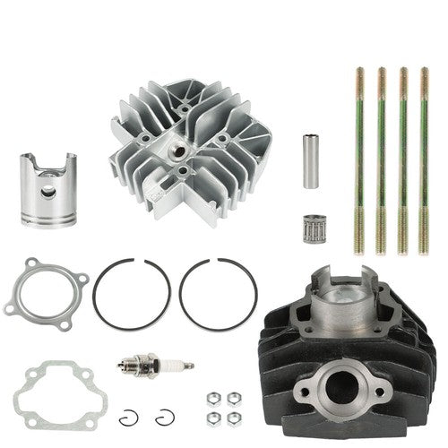 DURAFORCE Cylinder Piston Ring Gasket Kit 47mm For Yamaha PW80 Y-Zinger 1983-2006