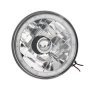 DURAFORCE 5-3/4"Inch Round LED Red Halo Style Halogen Crystal Clear Headlights Angel Eye