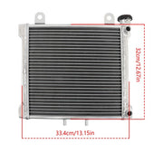 DURAFORCE Aluminum Radiator for Can-Am Bombardier DS650 709200145 2 Row with Cap 2001-2007