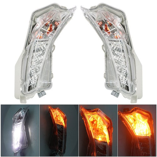 DURAFORCE For Toyota Camry XSE XLE 2015 2016 17 Left&Right Side LED DRL Bumper Fog Lights