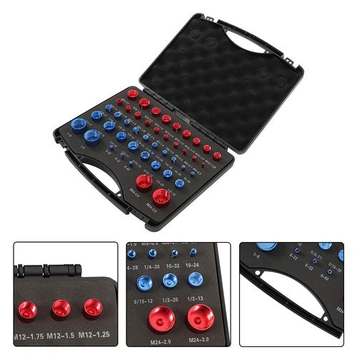 DURAFORCE 44 Pcs Sets New Nut and Bolt Thread Checker 23 Inch and 21 Metric In Box