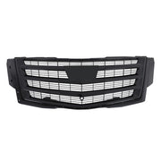 DURAFORCE Gloss Black Front Center Mesh Grille Fit For Cadillac Escalade 2015-2020 3Pcs