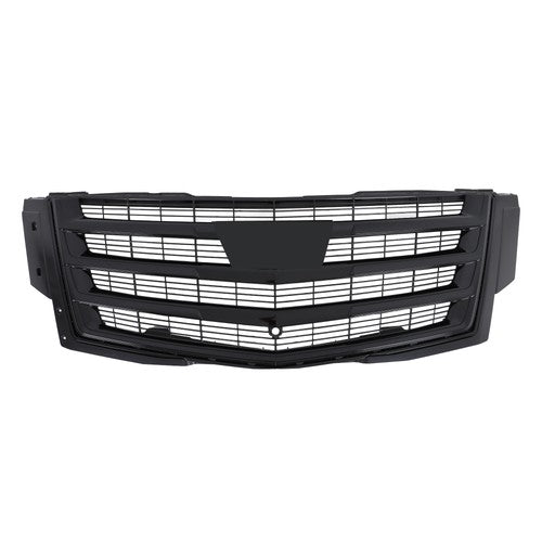 DURAFORCE Gloss Black Front Center Mesh Grille Fit For Cadillac Escalade 2015-2020 3Pcs