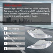 DURAFORCE For Toyota Corolla 2005-2008 Camry 02-04 Front Bumper Fog Light Lamp Clear Lens