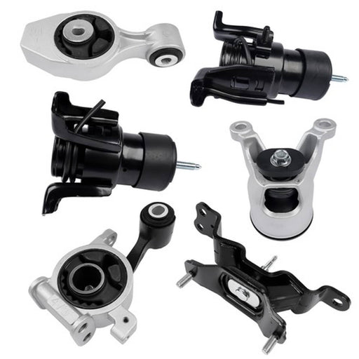 DURAFORCE 6Pcs Motor & Trans Mount Set for Nissan Pathfinder 3.5L FWD for Auto Trans 13-16
