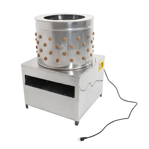 DURAFORCE 1500W Poultry De-Feather Stainless Steel Drum Chicken Plucker Machine 110V 60HZ