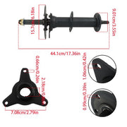 DURAFORCE Fit For 6 Inch and 7 Inch wheels 40 Inch Rear Axle Kit with 3 Stud Hub New