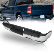 DURAFORCE For RAM 1500 2019-2023 Complete Chrome Rear Bumper Assembly Dual Exhaust New