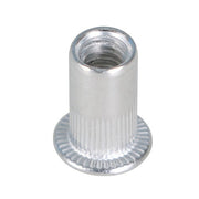 DURAFORCE 100 Pack 10-24 Aluminum Flange Nutserts Rivet Nut Rivnut Nutsert