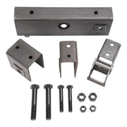 DURAFORCE Trailer Hanger Kit for slipper spring 10K lbs Tandem axle spacing Universal