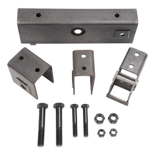 DURAFORCE Trailer Hanger Kit for slipper spring 10K lbs Tandem axle spacing Universal
