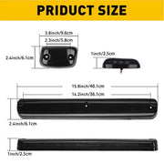 DURAFORCE 3x White LED Cab Roof Marker Lights For 2007-13 GMC Sierra 1500 2500 HD 3500 HD