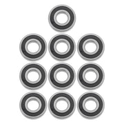 DURAFORCE 10Pcs 6306-2RS Deep Groove Ball Bearings 30mm Inner Dia 72mm OD 19mm Bore Sealed