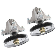 DURAFORCE 2 Pcs Spindle With Pulley Bolt For Troy Bilt Tb42 Pony Bronco Tb42 7-Speed