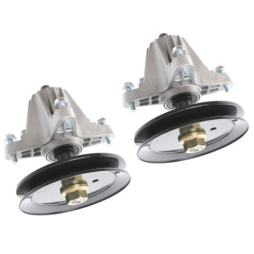 DURAFORCE 2 Pcs Spindle With Pulley Bolt For Troy Bilt Tb42 Pony Bronco Tb42 7-Speed