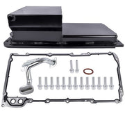 DURAFORCE New Black Front Sump Oil Pan Kit Aluminum for GM LS LS1 LS2 LS3 LS6 Engine 81004