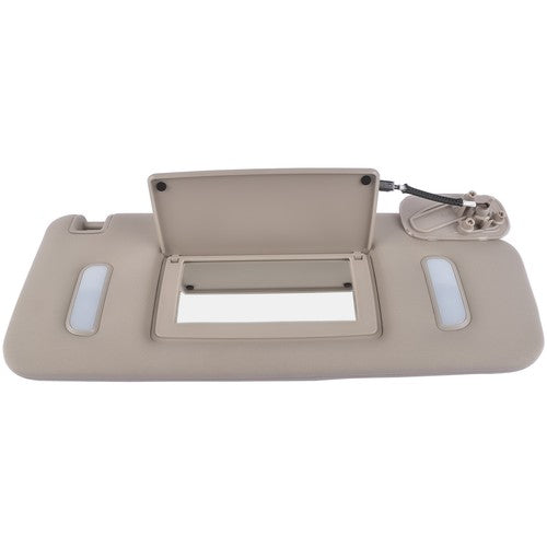 DURAFORCE Right Sun Visor w/ Mirror for 07-14 Escalade Silverado Suburban Sierra 1500 2500