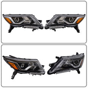 DURAFORCE Headlights Assembly Set For Nissan Pathfinder 2017-2020 Halogen W/LED DRL Pair