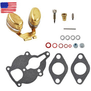 DURAFORCE Carburetor Kit & Float For Zenith Wisconsin Engine VH4D VHD TJD Replaces LQ39