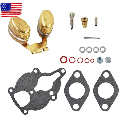 DURAFORCE Carburetor Kit & Float For Zenith Wisconsin Engine VH4D VHD TJD Replaces LQ39
