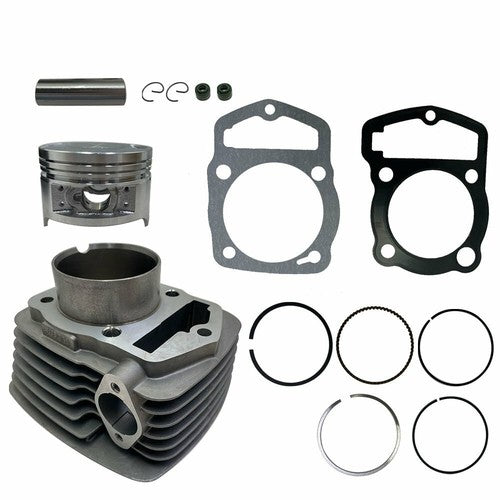 DURAFORCE Top End Kit Cylinder Piston Rings Kit New For HONDA CBF200 XR200 XL200 63.5mm