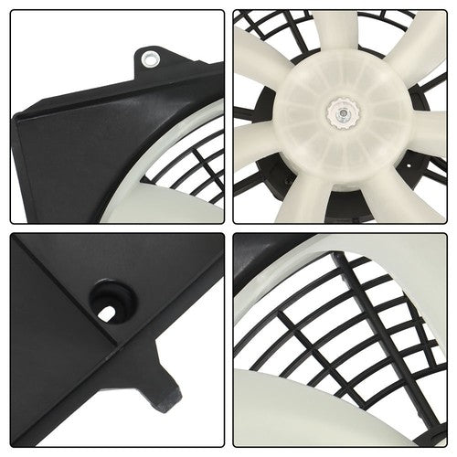 DURAFORCE Radiator Condenser Cooling Fan Assembly For Toyota Sienna Lexus RX350 2011-2016