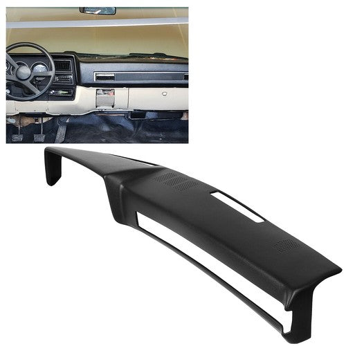 DURAFORCE Black Dash Pad Cover Cap For 1981-1991 Chevrolet GMC Truck SUV