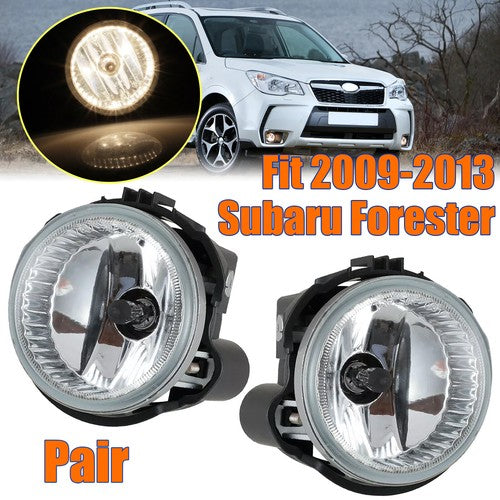 DURAFORCE For Subaru Forester 2009 2010 2011-2013 Front Bumper Clear Lens Fog Lights Lamps