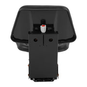 DURAFORCE Black Tractor Suspension Seat For Ford / New Holland 3000 3600 3610 3900 6000