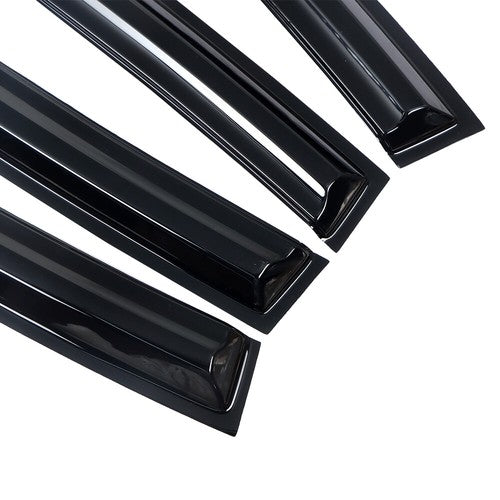 DURAFORCE 4x Window Visors Rain Guards Vents Smoke For Hyundai Elantra 2017 2018-2020