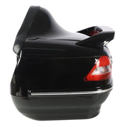 DURAFORCE 28L Universal Motorcycle Trunk Scooter Tail Box Helmet Luggage Case w/Tail Light