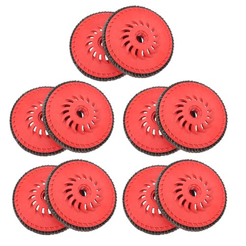 DURAFORCE 40 Grits Type 29 Ceramic Grinding Wheel (10 Pack) 4-1/2 x 7/8" Flap Sanding Disc