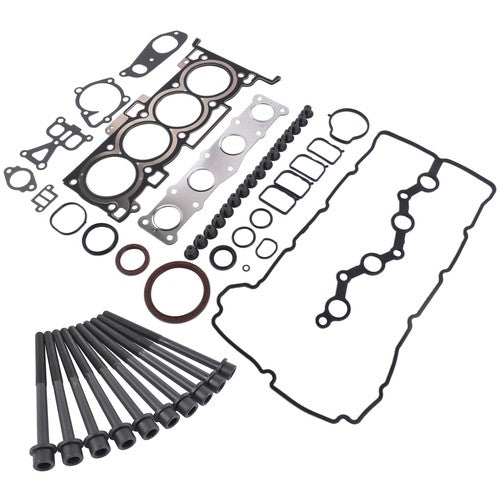 DURAFORCE G4KH Engine Overhaul Gasket Kit with Head Bolts for Hyundai Sonata Kia Optima EX